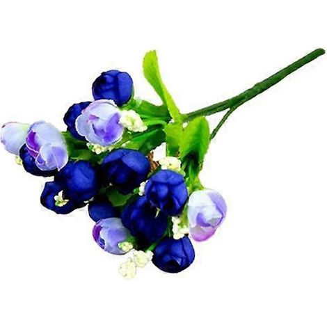 Présentoir Étoiles Bract Décoration Florale Pratique Roses Artificielles Multicoloresbleu (1/5)