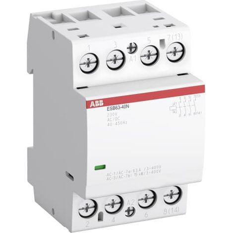 Contacteur modulaire ESBN 63A 2NO 24VAC/DC 1SAE351111R0120 ABB HD451893