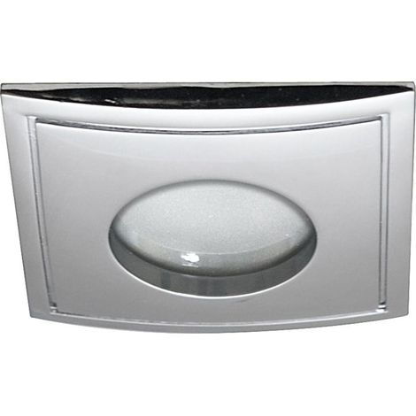 Spot encastré carré chromé IP65 1xMR16 50W Candellux