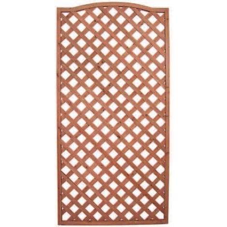 TRALICCIO IN LEGNO BOMBATO RETTANGOLARE - Pannelli: 100x200