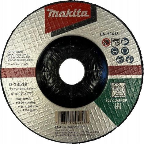 Makita D 18518 disque 125 mm découpe béton