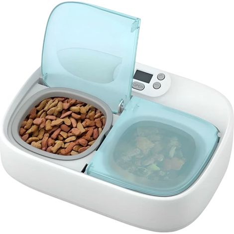 Comedero Doble para Mascota Petoneer Two-Meal Pet Feeder Bluetooth