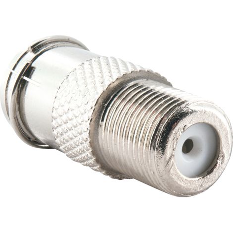 Schwaiger F Quick Adapter UEST9350 531 silber, 1x F Quick Stecker / 1x F Buchse F-Stecker (1/3)