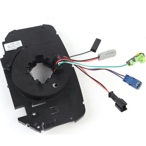 Orologio per auto con cavo a spirale a molla, nero. Ricambi auto in ABS resistenti 8200216462. Usura da riparare. Ricambio per Megane 2 Mk LL Wagon -Crezuo