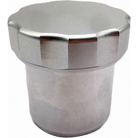 Goulotte de remplissage de réservoir de carburant en aluminium de grande taille avec bouchon verrouillable, adaptée aux camions (1/5)