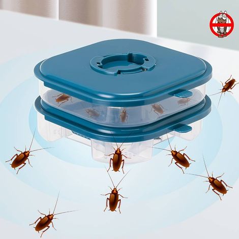 Piège à cafards réutilisable efficace - Pour cafards, araignées, fourmis, appartement et étudiants