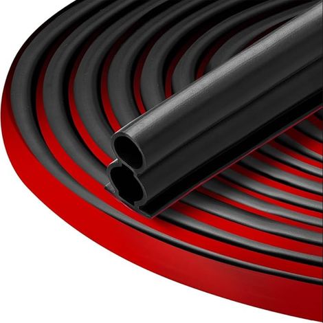 Joint Porte Joint Porte Entree de D'entrée Fenetre Caoutchouc Noir Insonorisation Flexible étanche (1/5)