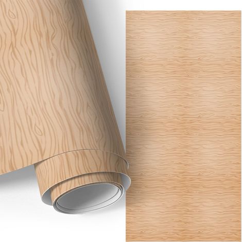 Möbelfolie - Klebefolie für Möbel - Selbstklebende - Deko-Folie für Küche Schrank Tisch & Fensterbank - Holzmuster 50x100 cm