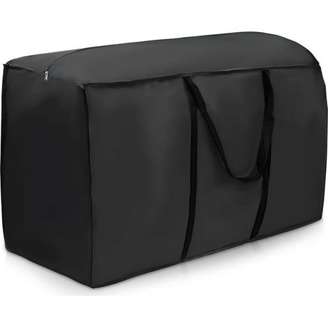 Sac de Rangement Étanche pour Coussins de Meubles de Jardin, 210D Oxford Tissu Housse de Rangement pour Outdoor Protecteurs Anti-UV Imperméables De Patio De Tissu (116x47x51cm) (1/4)