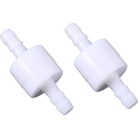 CSPARKV Clapet Anti-Retour en Ligne en Plastique, 2 Pièces 4mm Clapets Anti-Retour Unidirectionnels Clapet Anti-Retour sans Retour pour Eau Fioul Gaz (1/5)