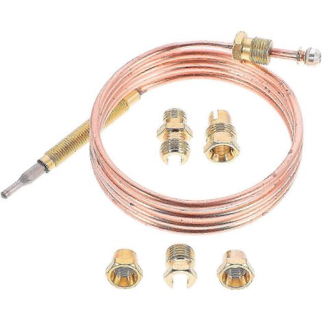 Kamin-Thermoelement 900 mm, Ofen-Thermoelement, Grill-Thermoelement, Temperatursensor-90.00X1.00X1.00CM (1/3)