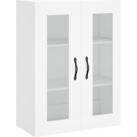 Buffet,Bahut,Armoire murale blanc 69,5x34x90 cm bois d'ingénierie CFW79982 (1/5)