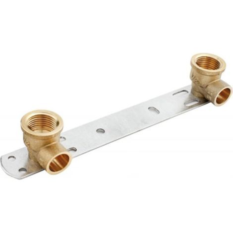 Recessed shower support, Length 150 mm, BSP thread, Metal construction, For bathroom (1/5)