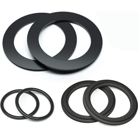 Kit de rondelles et bagues 25076RP pour raccords de 1,5 pouce, joints toriques en caoutchouc pour vannes plongeuses de piscine Intex et rondelles de rechange Intex (6 pièces) - 10745, 10262 et 10255 (1/5)