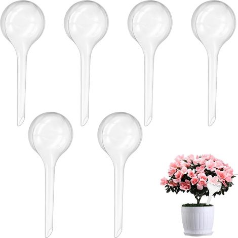 Boule Irrigation - 6 Pièces - PET Transparent - Arrosage Automatique - Jardin Intérieur Extérieur - 13x5cm (1/5)