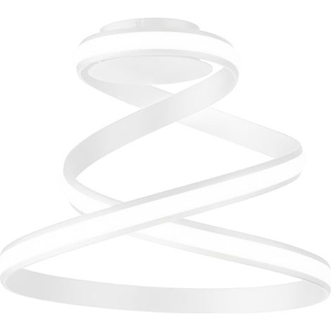 Plafonnier LED moderne dimmable 55 cm 37W Vuelta - Blanc (1/2)