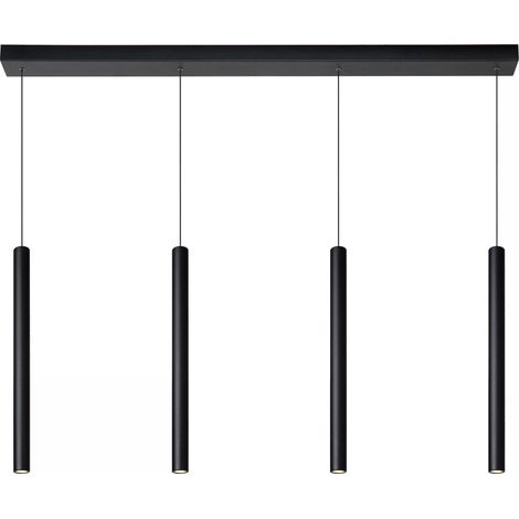 Lampada a sospensione Lorenz Lucide nera LED 16W dimmerabile (1/5)
