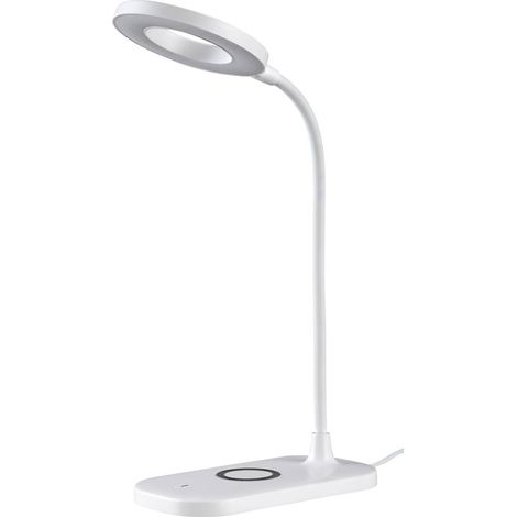 Lampada scrivania bianca LED 5W dimmer Rabalux Hardin (1/5)