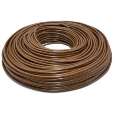 Câble électrique quadripolaire CPR 300/500V 4G 2.5mm² marron – Bobine 100m – Résistant aux contraintes mécaniques et ignifuge (1/2)