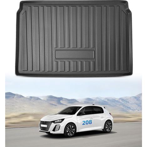 Tapis de coffre Peugeot 208 E-208 2020-2025 TPE sur mesure antidérapant et étanche (1/5)
