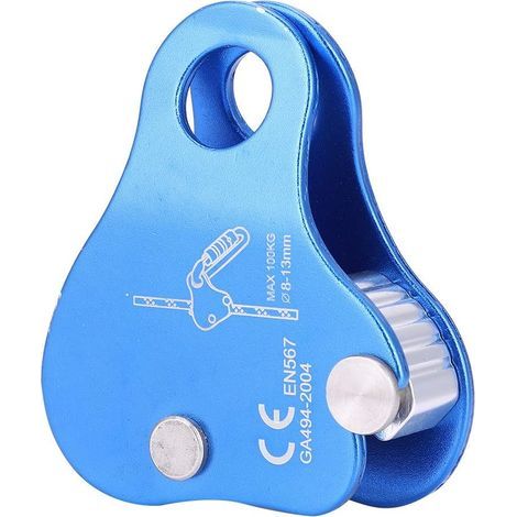 Kletterseilgreifer, Kletterseil mit Bremse, Kletterseilgreifer, Absturzsicherung, für schützende Rettung, Abseilen, 10-12 mm Einfachseil