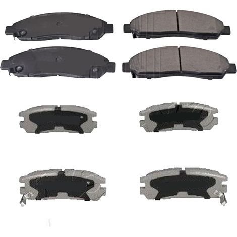 KIT PASTIGLIE FRENO ANTERIORI E POSTERIORI compatibile con HONDA CR-V II (RD) / PASTIGLIE FRENANTI AUTO OEM FDB1658,FDB4227 FDB1679 / SOSTITUZIONE DIRETTA / BASSA POLVERE / SILENZIOSO (1/4)