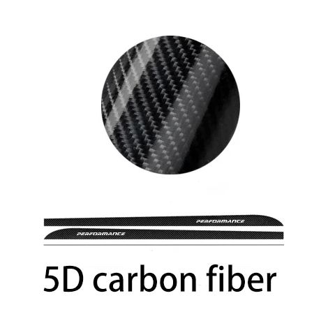(Fibre de carbone 5D - F34) Convient aux BMW M. Convient aux BMW M. Bandes de bas de caisse latérales et autocollants de carrosserie (1/4)