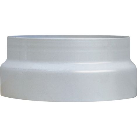 Save RIDUZIONE PER STUFA A LEGNA PORCELLANATO CLASSIC Col. Bianco Ø cm. 12x 8