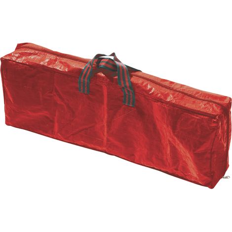 Garland Christmas Gift Wrap / Wrapping Paper Storage Bag - Red