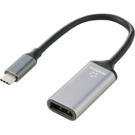 Câble adaptateur Renkforce USB-C® / DisplayPort USB-C® mâle, Prise femelle DisplayPort 0.15 m noir RF-5397866 blindage double Câble d'afficheur U X060222 (1/5)