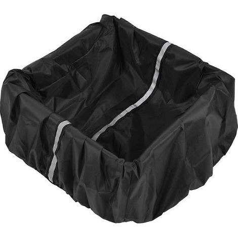 Housse imperméable pour panier de vélo avec bande réfléchissante, accessoires compatibles (1/4)