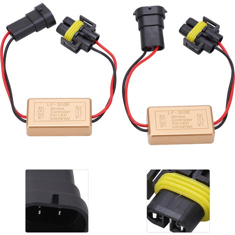 Der LED-Blitzlichtcontroller LF-300B H11 (H11) eignet sich zur kontinuierlichen Blitzlichtsteuerung von LED-Scheinwerfern und Nebelscheinwerfern. (1/5)