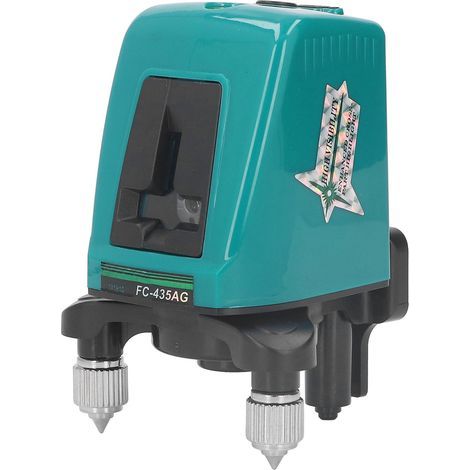 Niveau à bulle double laser, 2 modes, faisceau vert, horizontal et vertical, pour la décoration intérieure et extérieure. (1/5)