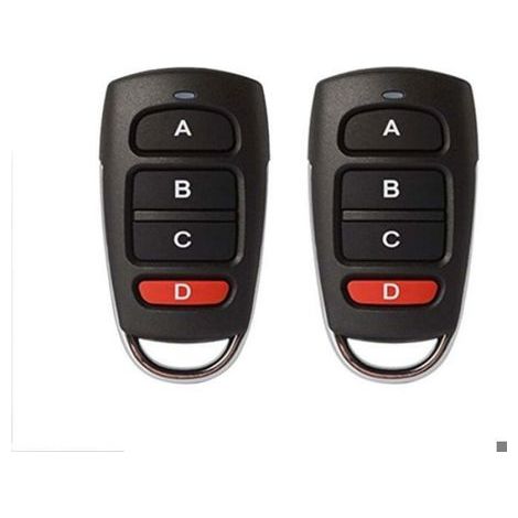 Telecomando universale per cancelli a 433 MHz, telecomando wireless per cancelli, duplicatore clone a 433,92 MHz (2 pezzi) (1/5)