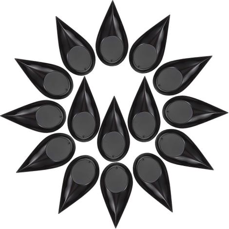 Dessert sucré pour fête, 40 pièces noires - Durables, sûres et pratiques (1/5)