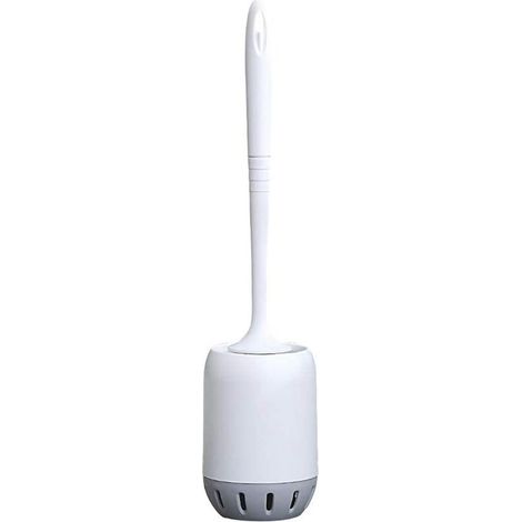 Brosse WC plastique pour salle de bain nettoyage rangement (1/5)