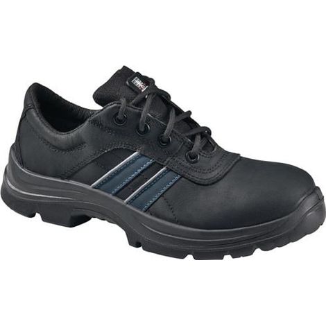 Scarpa antinfortunistica Andy Low taglia 40 nera con rifiniture blu pelle S3 SRC EN20345 (1/3)