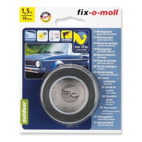 Fix-o-moll Montage 40kg schwarz - Fix-o-moll