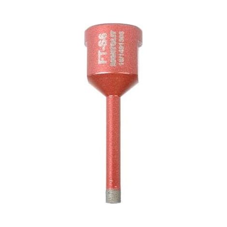 FRAISE DIAMANTÉE POUR PERÇAGE A SEC ET EAU Ø 6 MM MONTOLIT MONDRILLO FT-S6 (1/4)