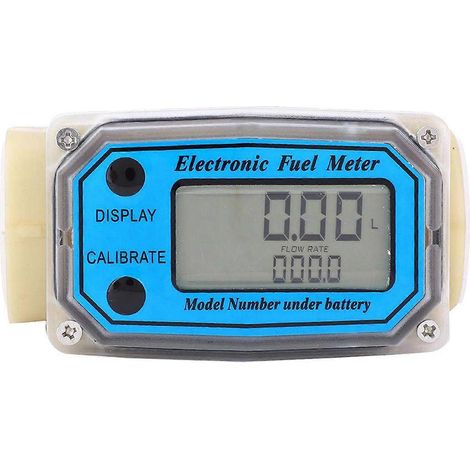 Compteur de débit numérique 1″ pour turbine, gaz, fioul, carburant, pompe, diesel, kérosène, conduite de gaz. (1/5)