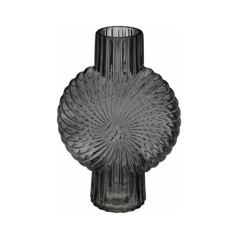 Muschelvase Graues Glas 32cm (1/4)
