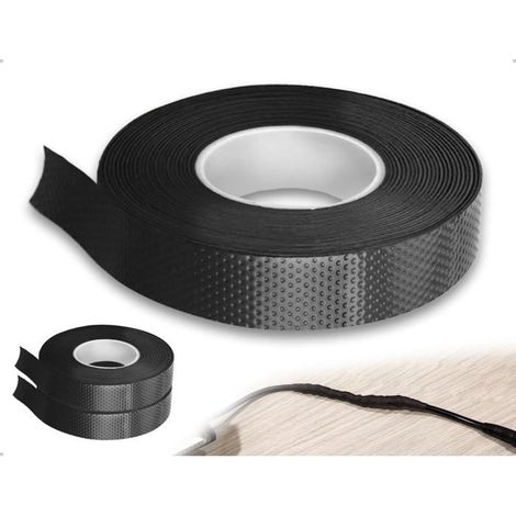 Rubans isolants auto-adhésifs - 2, Noir - Imperméables pour électriciens, réparations urgentes, isolation de tuyaux, câbles. (1/5)