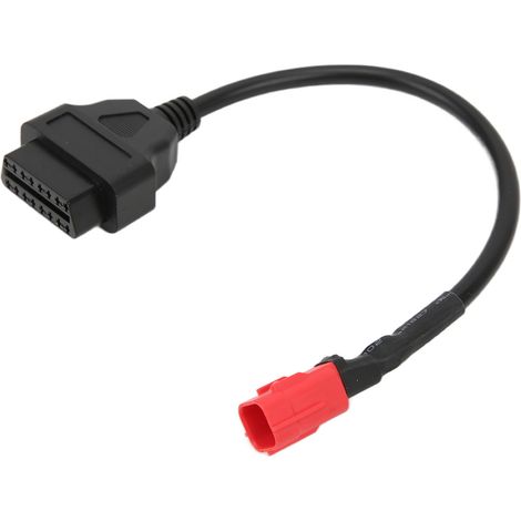 Câble de diagnostic OBD 16 broches vers 6 broches pour moto et scooter