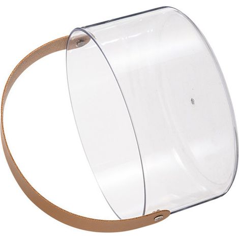 Panier à Fruits Portable, bol de service transparent, organisateur en plastique polyvalent avec poignée pour Fruits, légumes, collations fleurs (1/5)