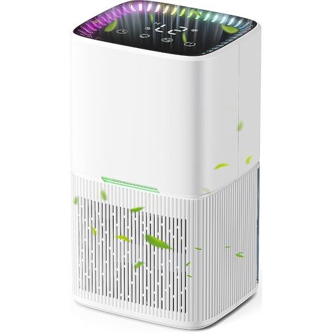 Déshumidificateur électrique 1.8L, déshumidificateur silencieux(blanc pur) (1/5)