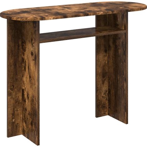 Maison Exclusive - Tavolo consolle Rovere Fumo 100 x 39,5 x 75 cm