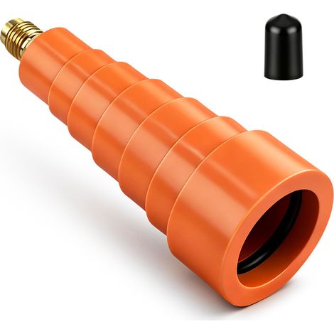 Botte de purge à l'azote pour le brasage CVC avec joint torique multi-tailles adapté aux tubes de réfrigération ACR AC de 3/8 po, 1/2 po, 5/8 po, 3/4 po, 7/8 po et 1-1/8 po OD (1/5)