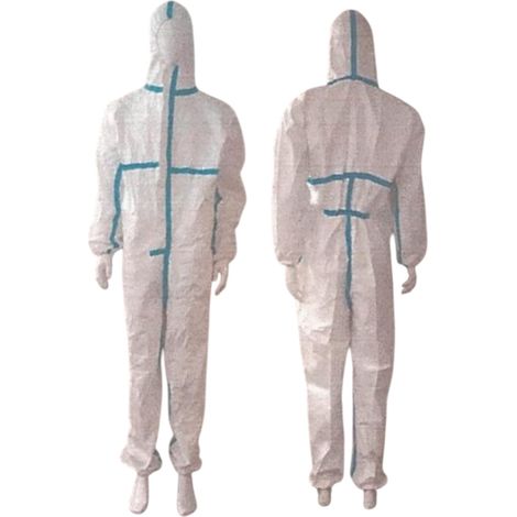 SV170 Schutzoverall mit blauen Streifen, Suvicom Typ - 3/4 XL (1/5)