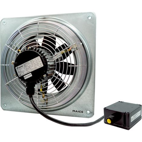 Axial-Wandventilator DZQ 20/4 B Ex e Wandplatte, Drehstrom, Ex-Schutz, DN200 von Maico - 0083.0170 (1/3)