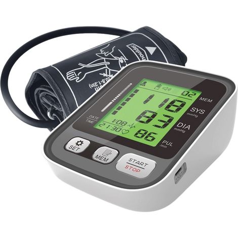 Tensiomètre électronique intelligent automatique à domicile avec commande vocale pour la pression artérielle au poignet